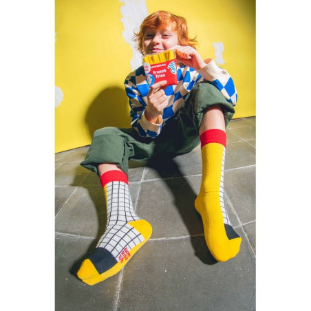 Chaussettes Fun pour enfants, French Fries