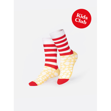 Chaussettes Fun pour enfants, Pop corn