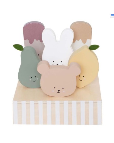 Boîte crèmes glacées lapin & ours