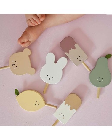 Boîte crèmes glacées lapin & ours