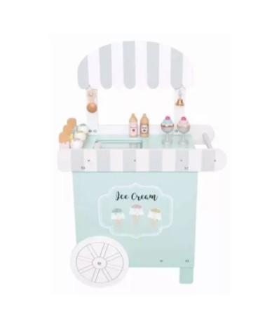 Boutique crèmes glacées bois