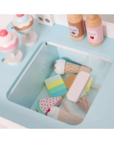 Boutique crèmes glacées bois