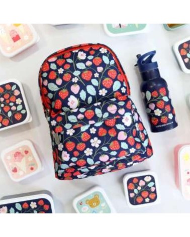 Petit sac à dos fraises