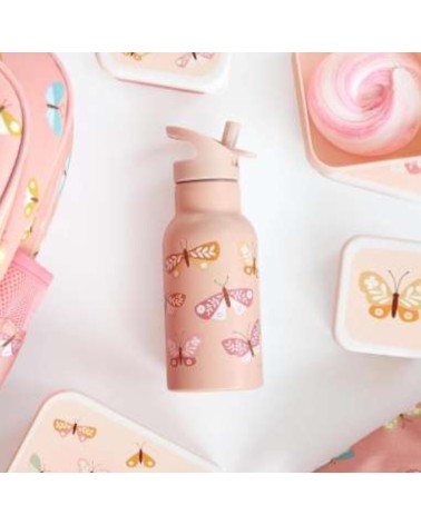 Gourde isotherme papillons