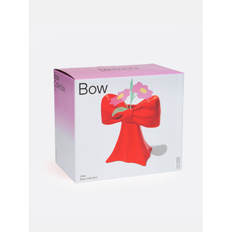 DOIY, Vase, Bow, Red