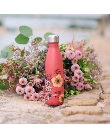Bouteille isotherme QWETCH  Anémones  500ml