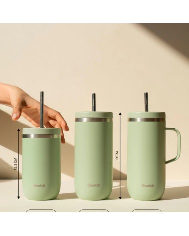 Cold cup isotherme inox - Pastel - Bleu - 470ml