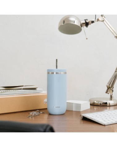 Cold cup isotherme inox - Pastel - Bleu - 470ml