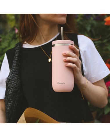 Cold cup isotherme inox - Pastel - Rose - 470ml