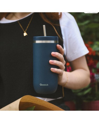 Cold cup isotherme inox - Granite - Bleu nuit - 470ml