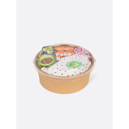 Chaussettes Fun pour adultes, Poke Bowl