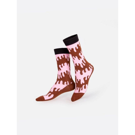 Chaussettes Fun pour adultes, Choco Cream
