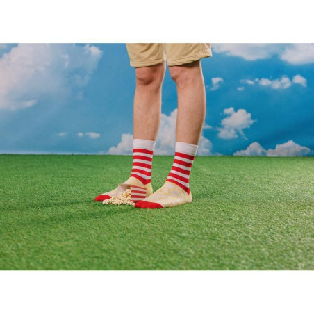 Chaussettes Fun pour adultes, Pop Corn
