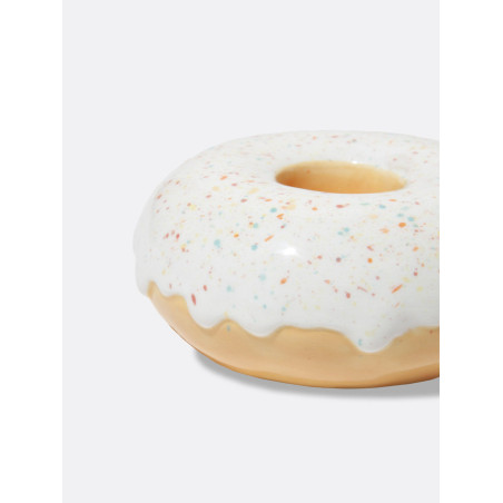 Fast Food Candle Holder Donut Pink
