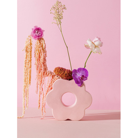 Vase, Daisy, Pink