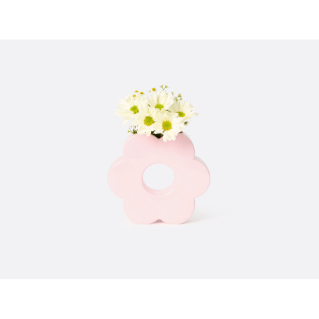 Vase, Daisy, Pink