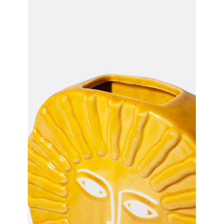 Vase, Sun, Yellow