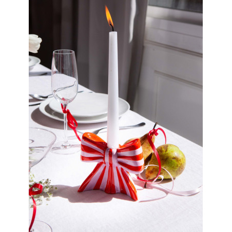 Candle Holder Bow small