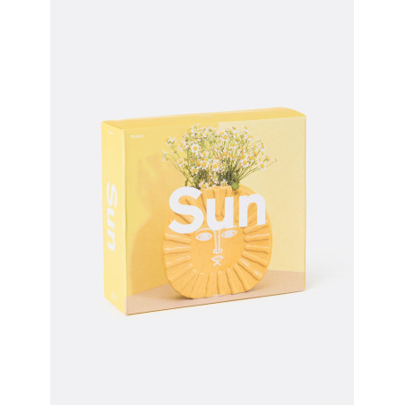 Vase, Sun, Yellow