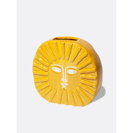 Vase, Sun, Yellow