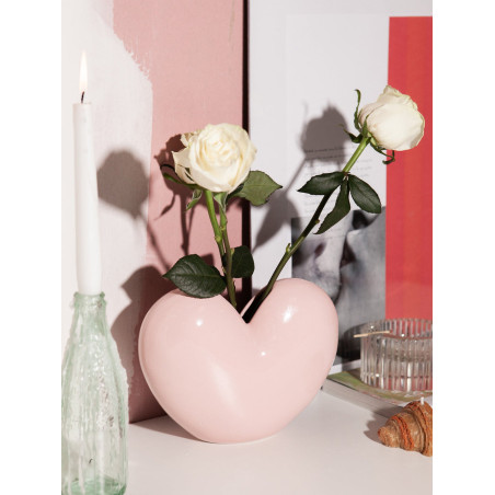 DOIY, Vase, Love, Pink