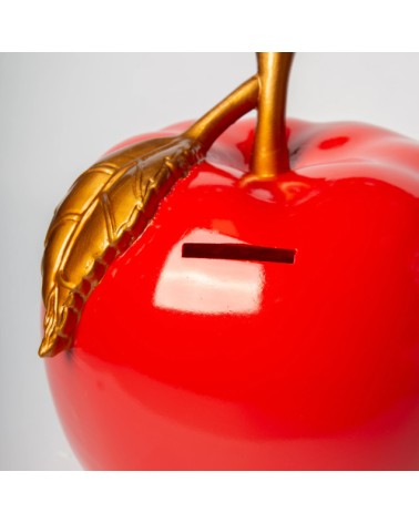 Money Bank Apple Red