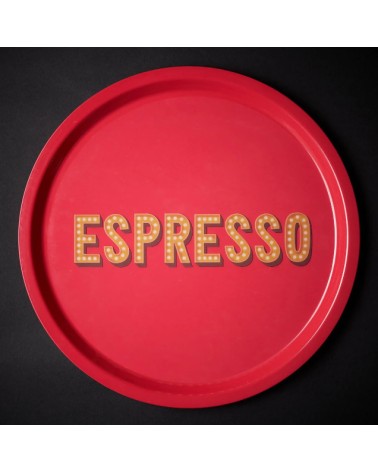 Round Tray Espresso Large