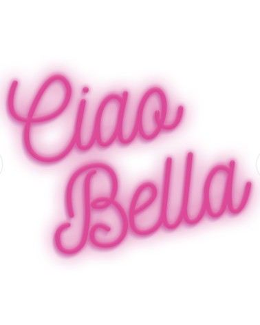 Enseigne néon SMALL CIAO BELLA