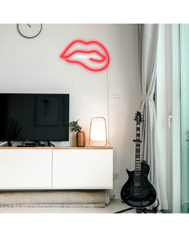 Enseigne néon SMALL BITING LIPS