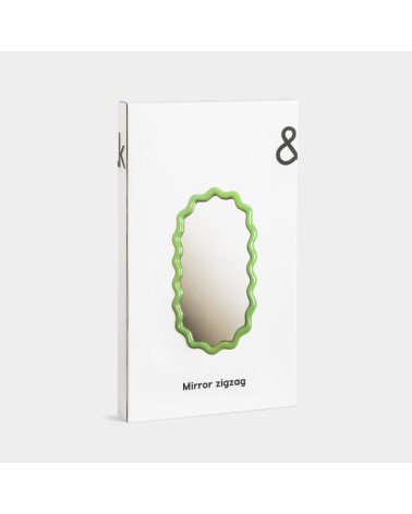 Mirror zigzag green