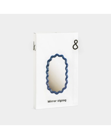 Mirror zigzag blue