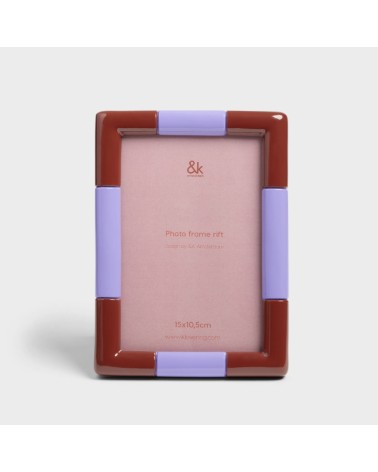 Photo frame rift burgundy