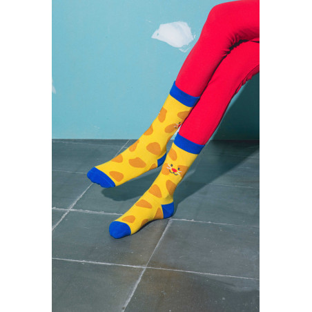 Chaussettes Fun pour enfants, Smiley Cat