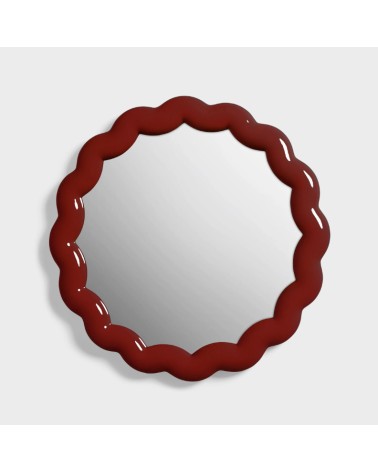 Mirror zigzag burgundy