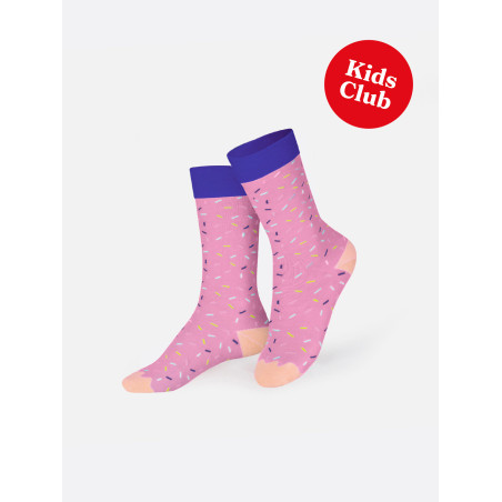 Chaussettes Fun pour enfants, Joes Donut, Pink