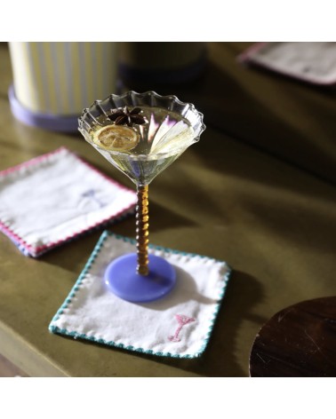 Coupe perle amber set of 2