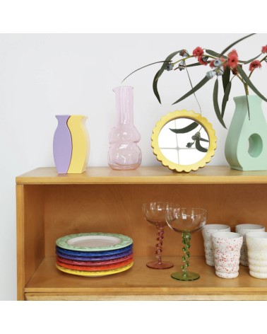 Coupe spiral green set of 2