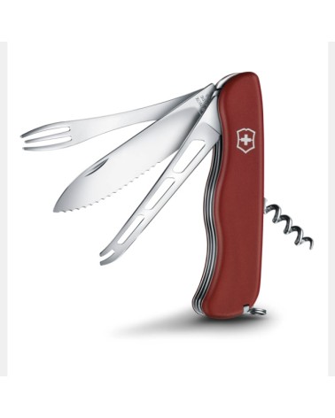 COUTEAU VICTORINOX CHEESE MASTER ROUGE