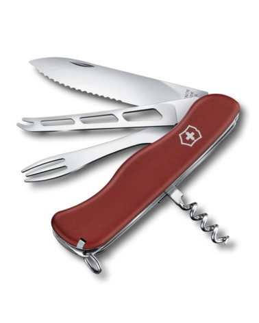 COUTEAU VICTORINOX CHEESE MASTER ROUGE