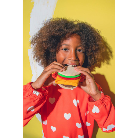 Chaussettes Fun pour enfants, Cheeseburger